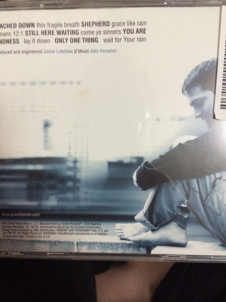 Grace Like Rain - Agnew, Todd music collectible - Main Image 2