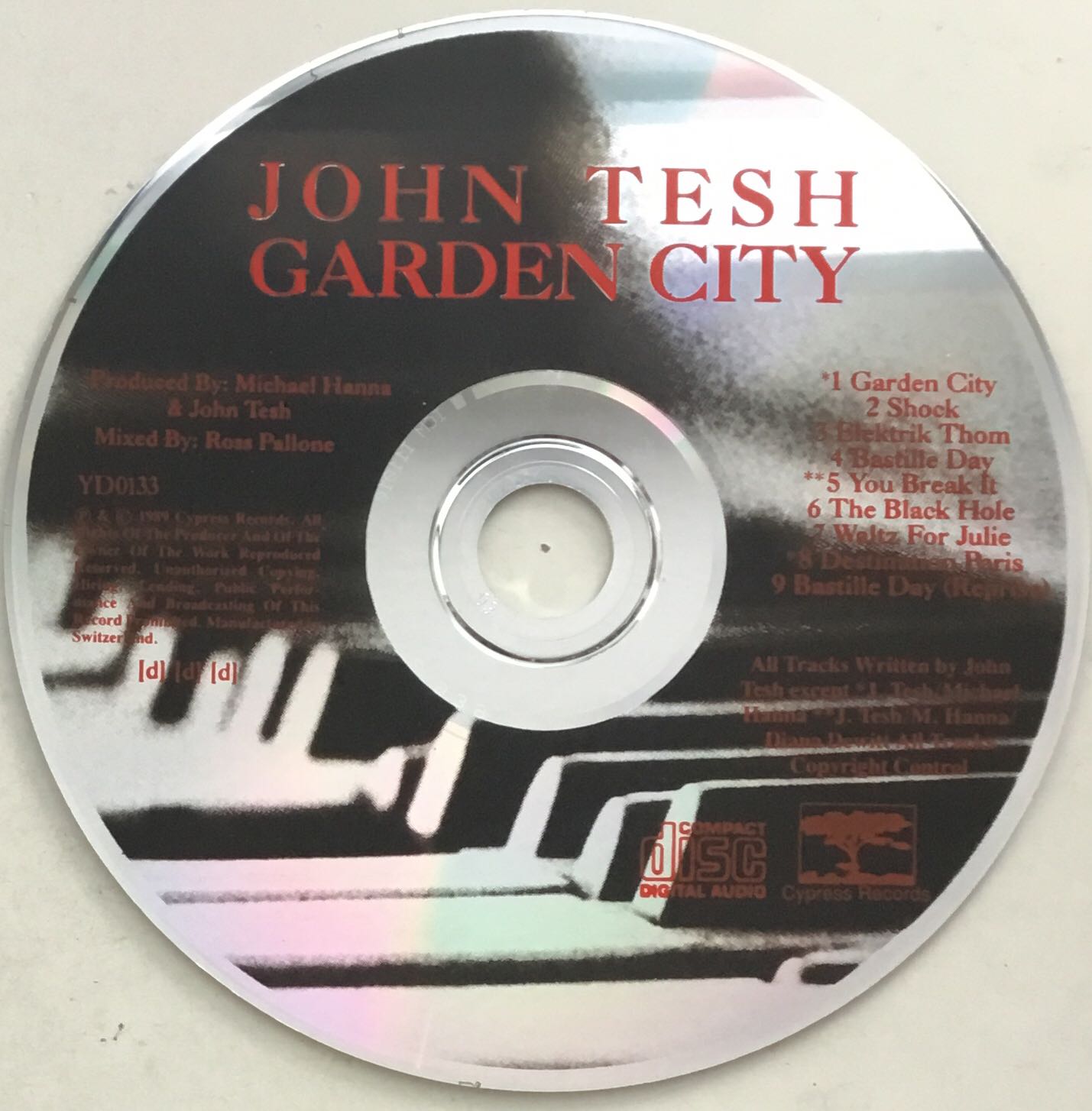 Garden City - Tesh, John (CD - 40) music collectible [Barcode 045395013327] - Main Image 4