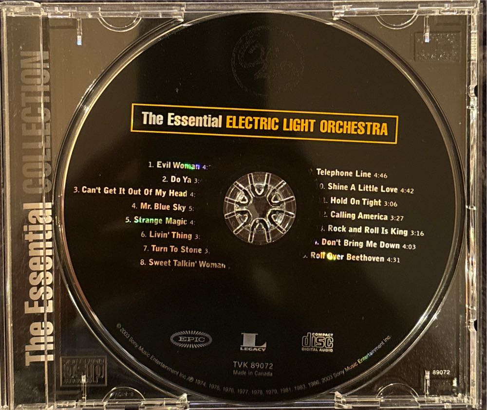 ELO Essential Collection - Electric Light Orchestra (CD - 61) music collectible [Barcode 696998907225] - Main Image 3