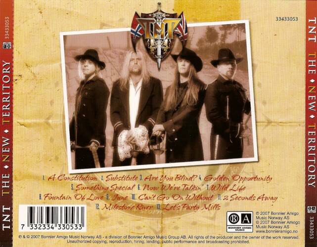 The New Territory - TNT (CD - 46) music collectible [Barcode 7332334330533] - Main Image 2
