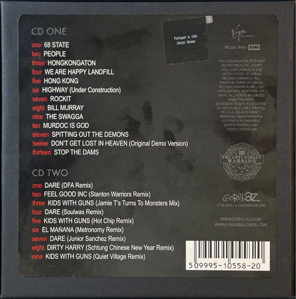 D-Sides - Gorillaz (CD) music collectible [Barcode 5099951055820] - Main Image 2