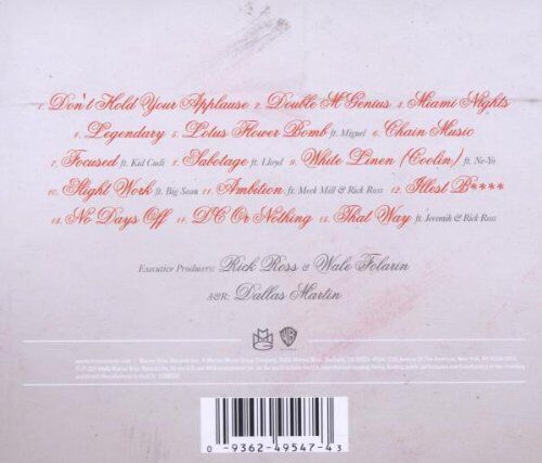 Ambition - Wale (CD - 61) music collectible [Barcode 093624954743] - Main Image 2