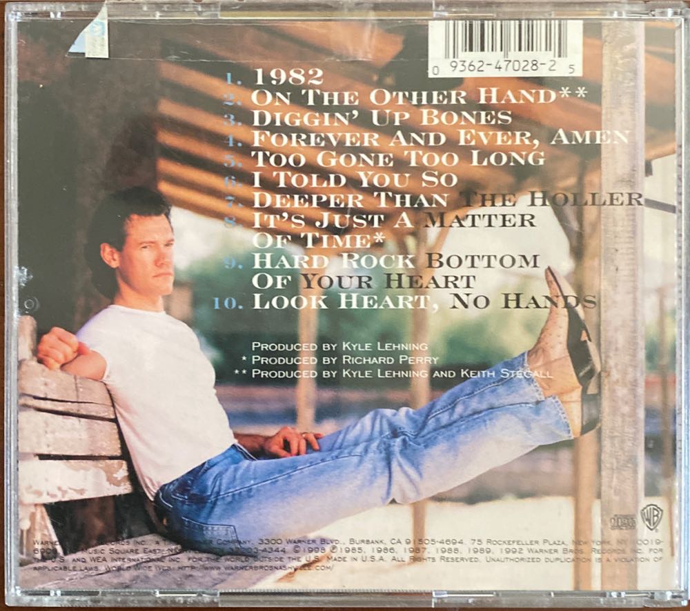 Randy Travis - Randy Travis (CD) music collectible [Barcode 093624702825] - Main Image 2