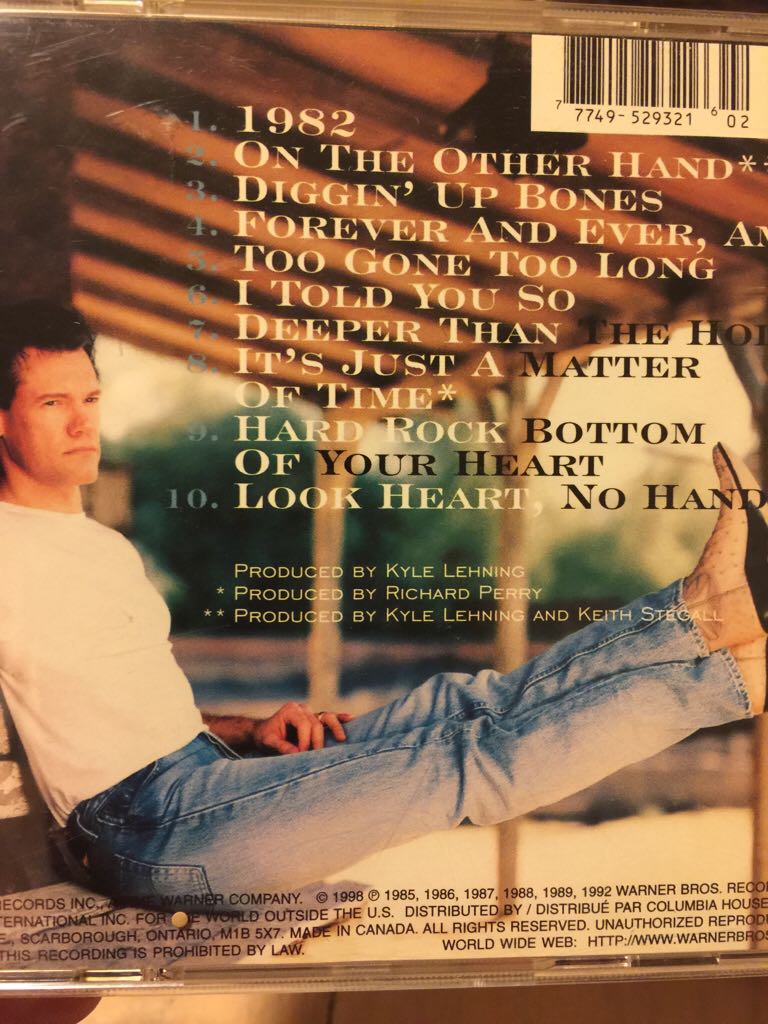 Greatest Hits #1 - Randy Travis (CD - 34) music collectible [Barcode 777495293216] - Main Image 2