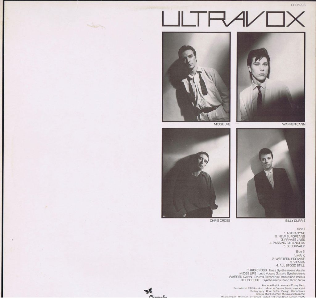 03 - 7” Single - Ultravox (10) - Vienna - Ultravox (7” - 9) music collectible - Main Image 2