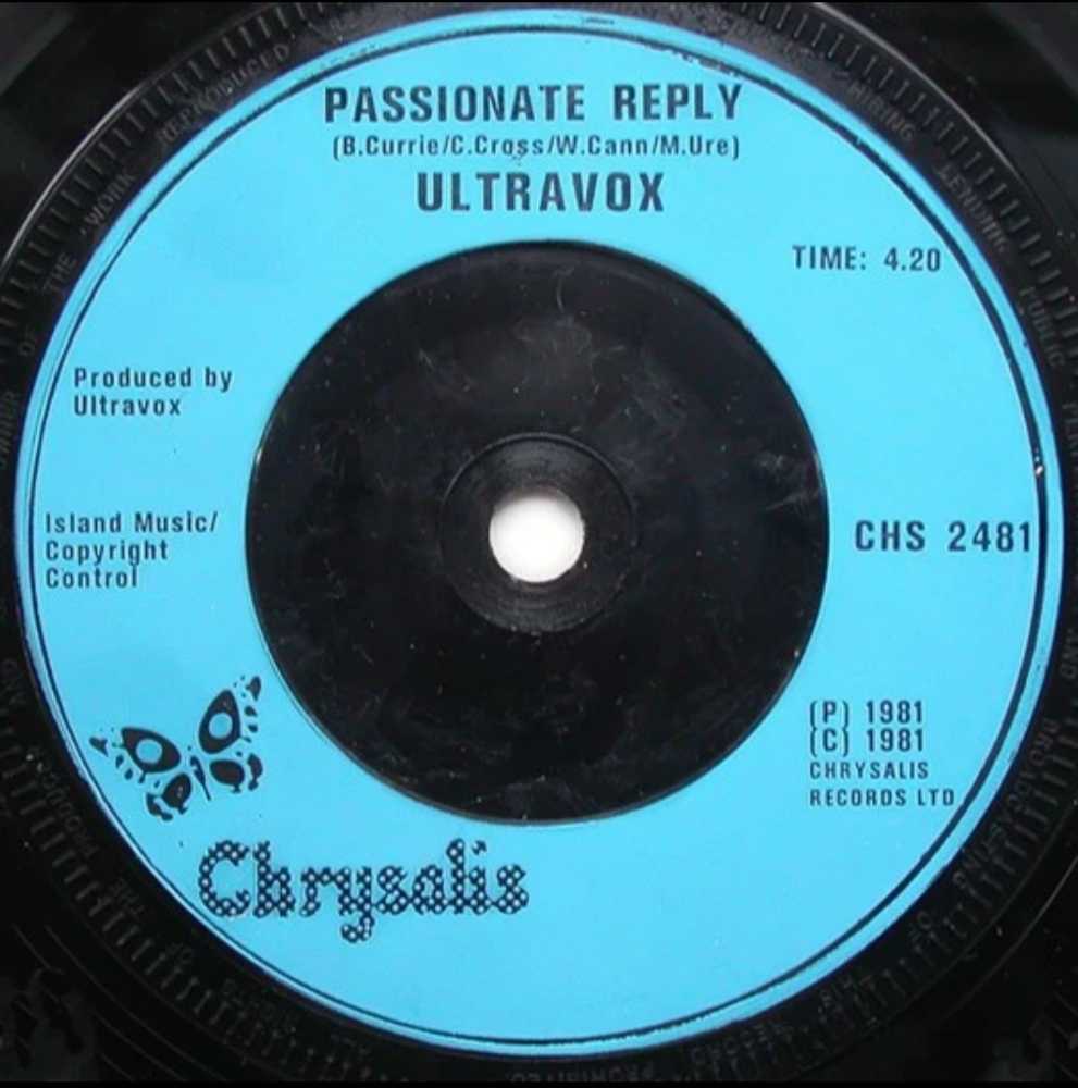 03 - 7” Single - Ultravox (10) - Vienna - Ultravox (7” - 9) music collectible - Main Image 4