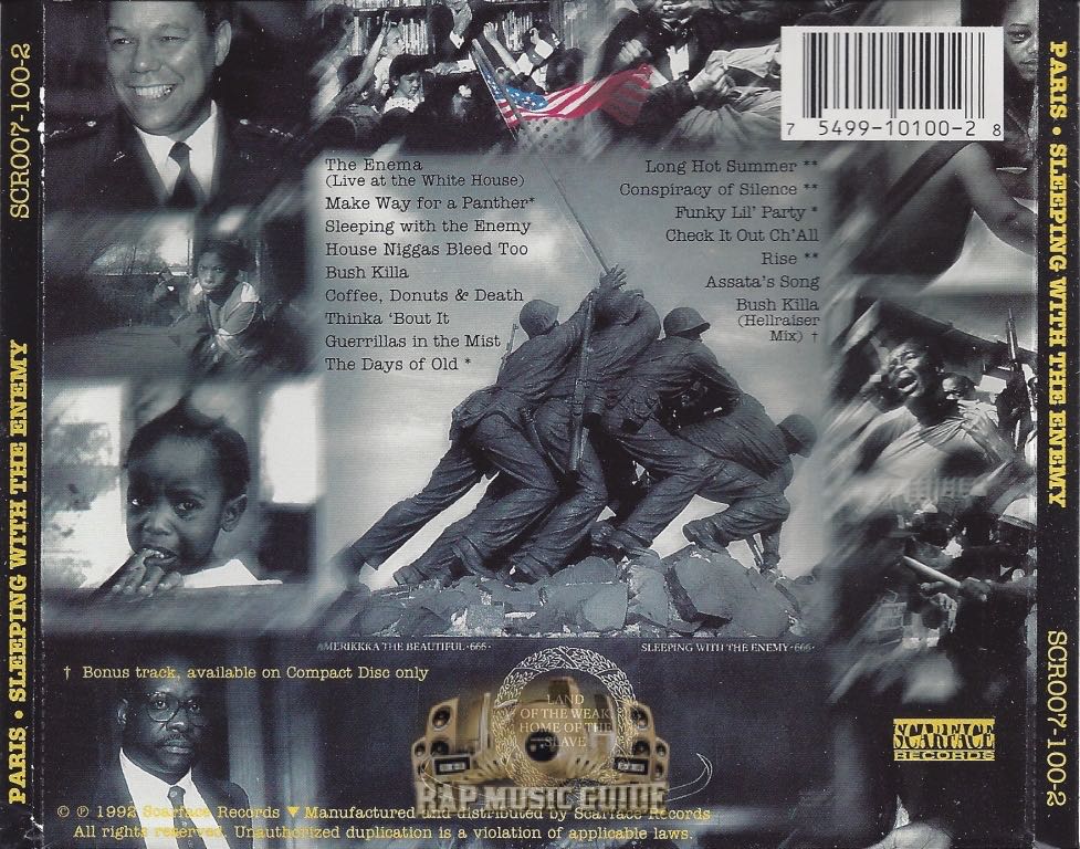 Paris (1992) - Sleeping With The Enemy - Paris (CD) music collectible [Barcode 754991010028] - Main Image 2