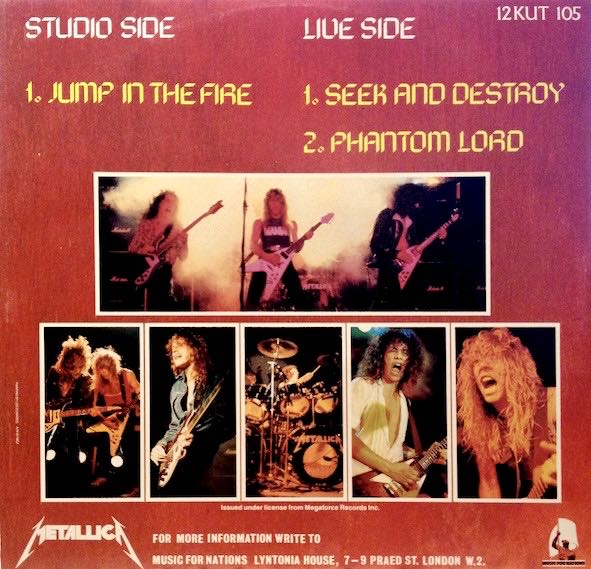 Jump In The Fire -Shaped Picture Disc - Metallica (12”) music collectible [Barcode 5016583710507] - Main Image 3