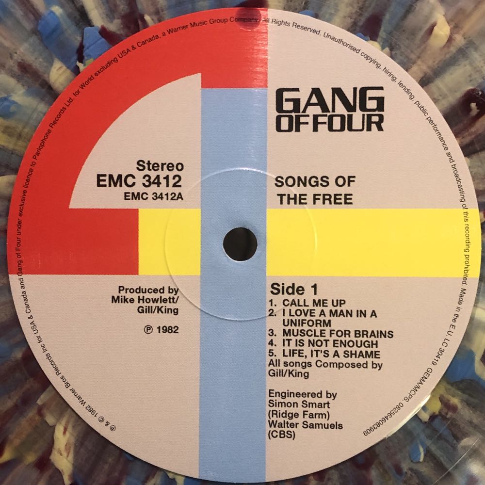 Songs Of The Free - Gang Of Four (12” - 40) music collectible [Barcode 825646083909] - Main Image 3