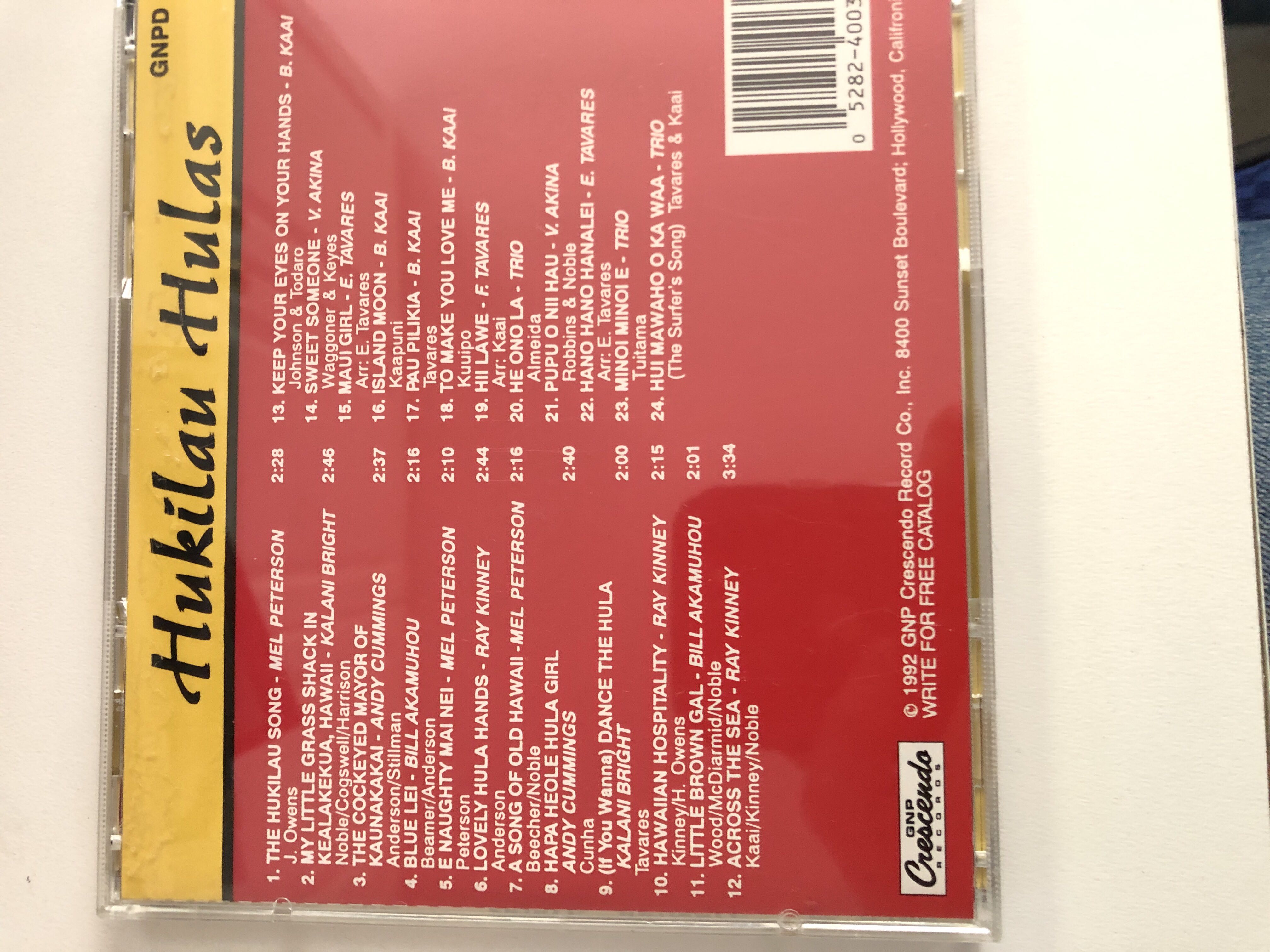 Hukilau Hulas - Various Artists (12”) music collectible [Barcode 052824003521] - Main Image 2