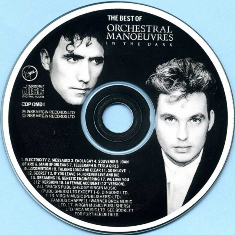 OMD - The Best Of OMD - Orchestral Manoeuvres In The Dark (CD - 74) music collectible [Barcode 5012981245429] - Main Image 3
