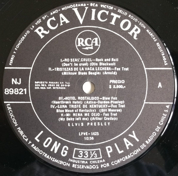 Elvis Presley (1957) - Presley, Elvis (10”) music collectible - Main Image 3