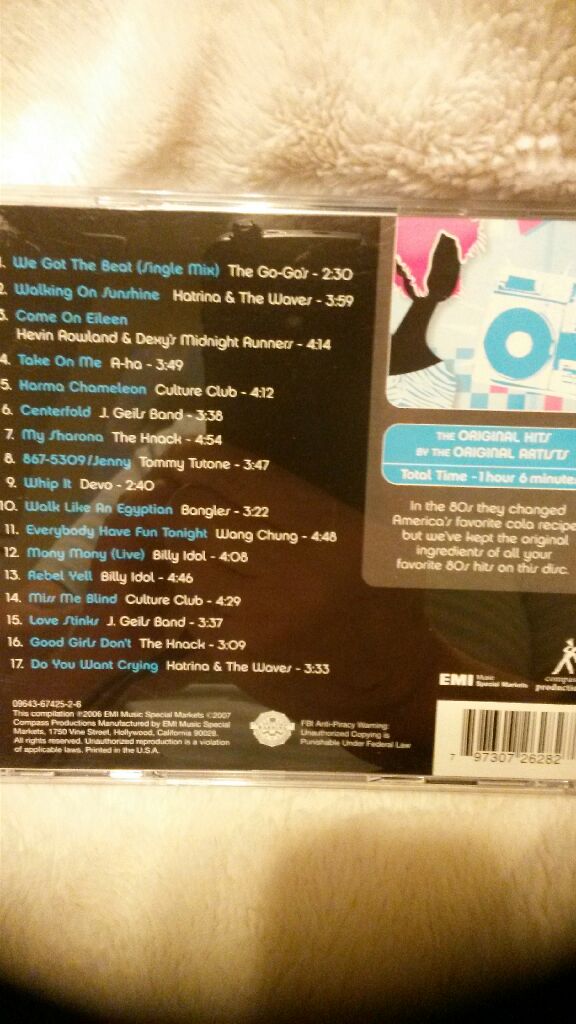 Party Starter: 80s Mix - Various Artists (CD) music collectible [Barcode 797307262827] - Main Image 2