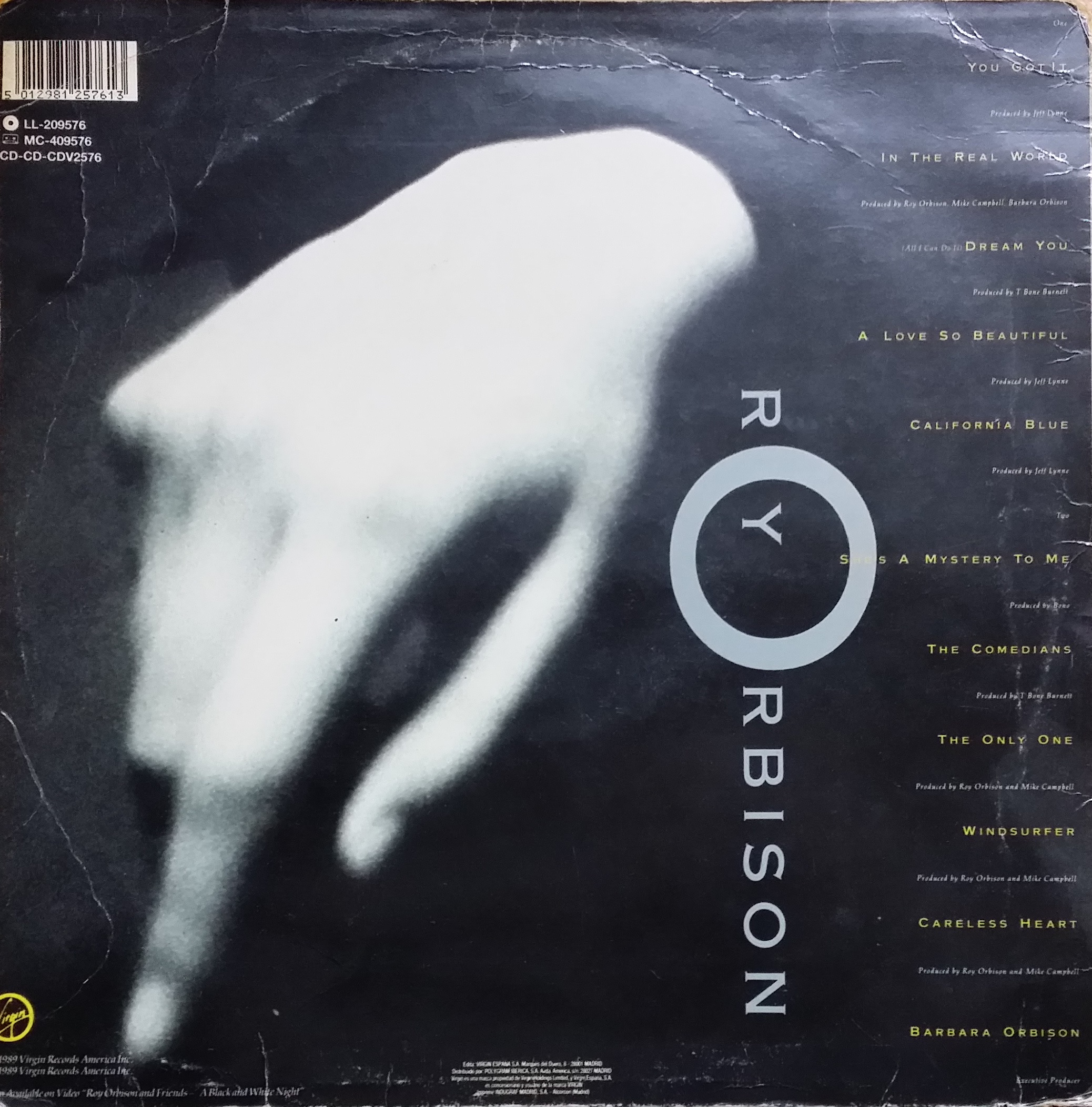 Mystery Girl - Roy Orbison (12”) music collectible [Barcode 5012981257613] - Main Image 2