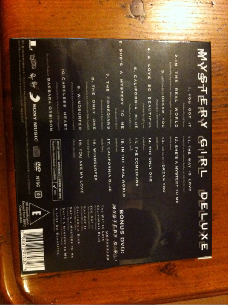 Mystery Girl - Roy Orbison music collectible [Barcode 886916070388] - Main Image 2