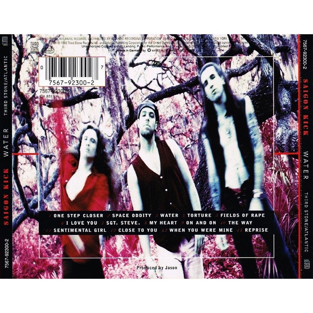 Water - Saigon Kick (CD) music collectible - Main Image 2