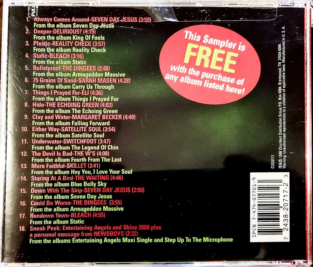 The Simply Xcellent $1.99 New Music Sampler - Various Artists (CD - 71) music collectible [Barcode 724382071723] - Main Image 2