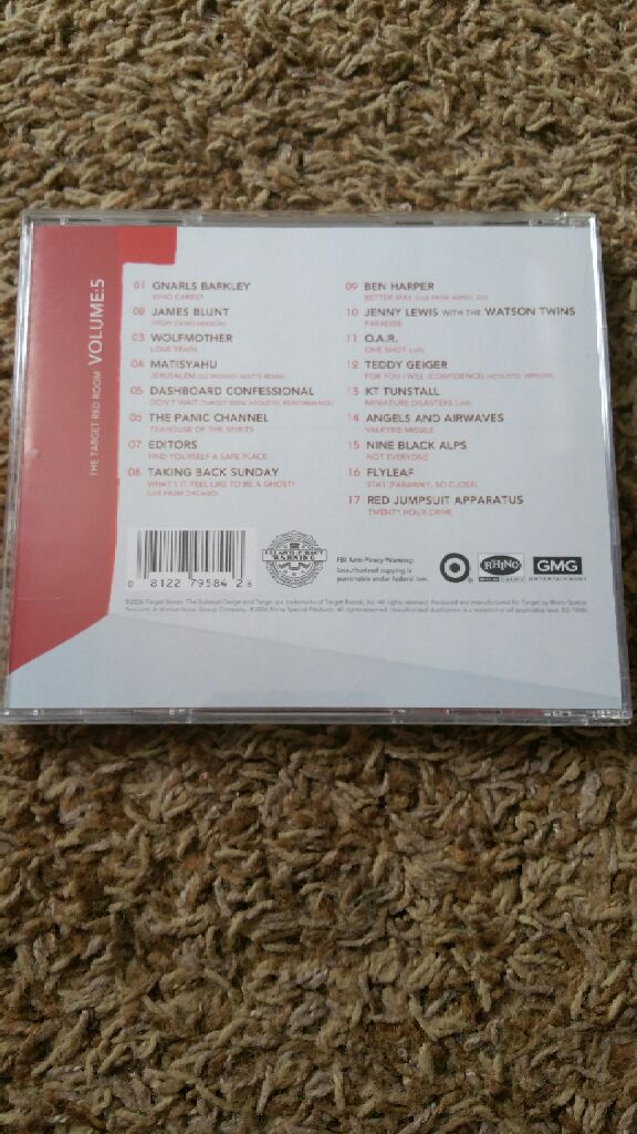 Target Red Room Volume 5, The - .& (CD) music collectible [Barcode 081227958428] - Main Image 2