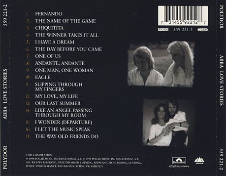 Love Stories - Abba (CD) music collectible - Main Image 2