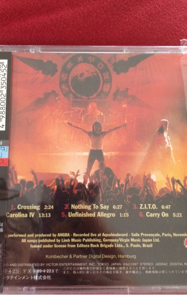 Holy Live - Angra music collectible [Barcode 4988002350452] - Main Image 2