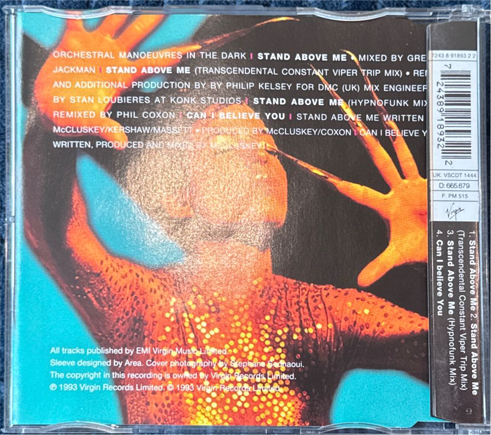 Stand Above Me - OMD (CD) music collectible [Barcode 724389189322] - Main Image 3