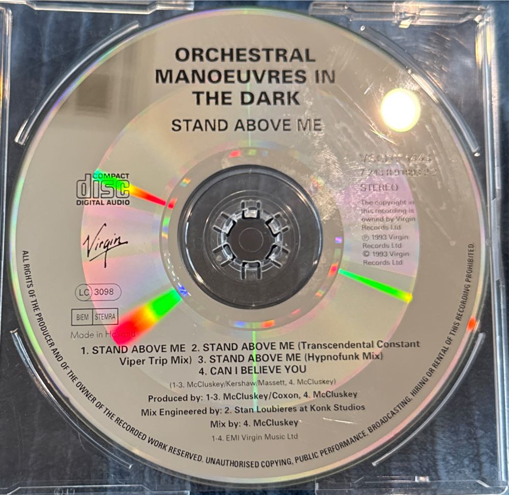 Stand Above Me - OMD (CD) music collectible [Barcode 724389189322] - Main Image 4