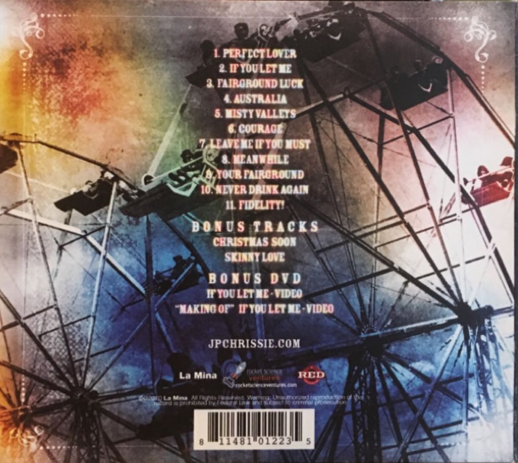 Fidelity! - JP, Chrissie & The Fairground Boys (CD) music collectible [Barcode 811481012235] - Main Image 2