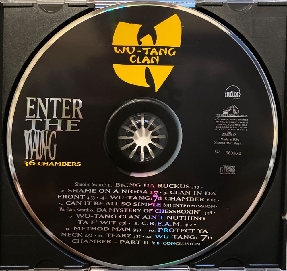 Enter The Wu-Tang (36 Chambers) - Wu-Tang Clan (CD - 59) music collectible [Barcode 078636633626] - Main Image 3