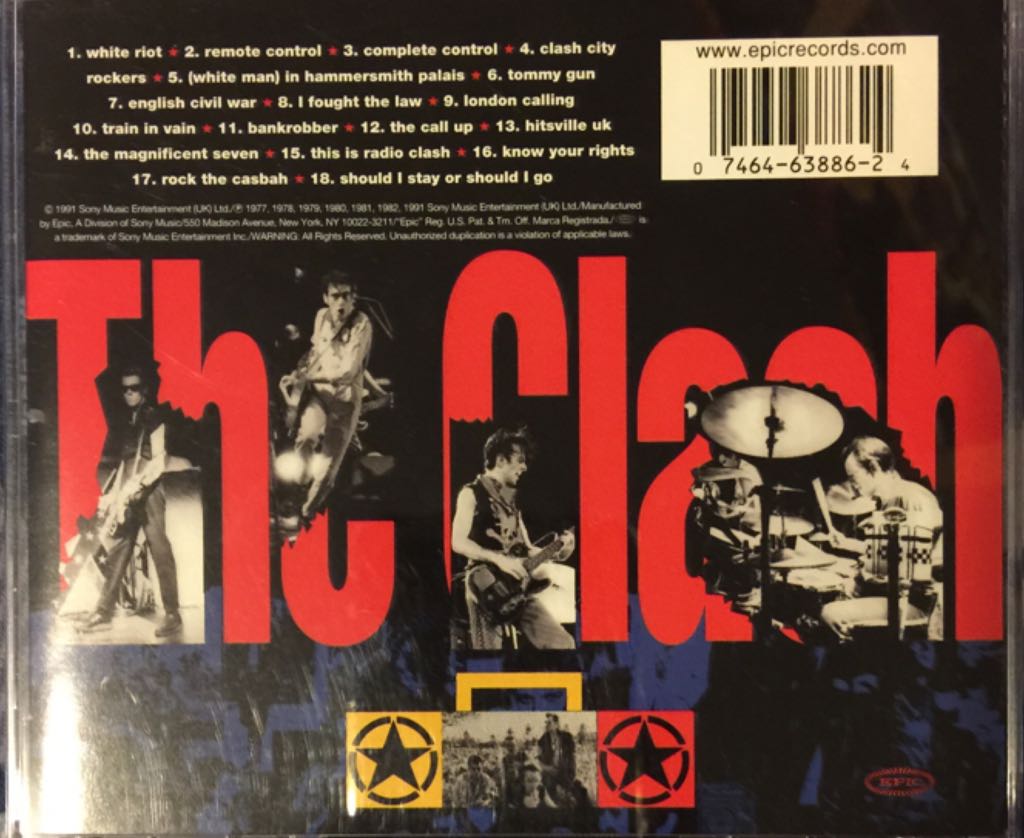 Singles, The - Clash, The (CD - 65) music collectible [Barcode 074646388624] - Main Image 2
