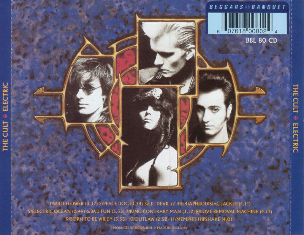 Electric - Cult, The (CD - 39) music collectible [Barcode 042283091627] - Main Image 2