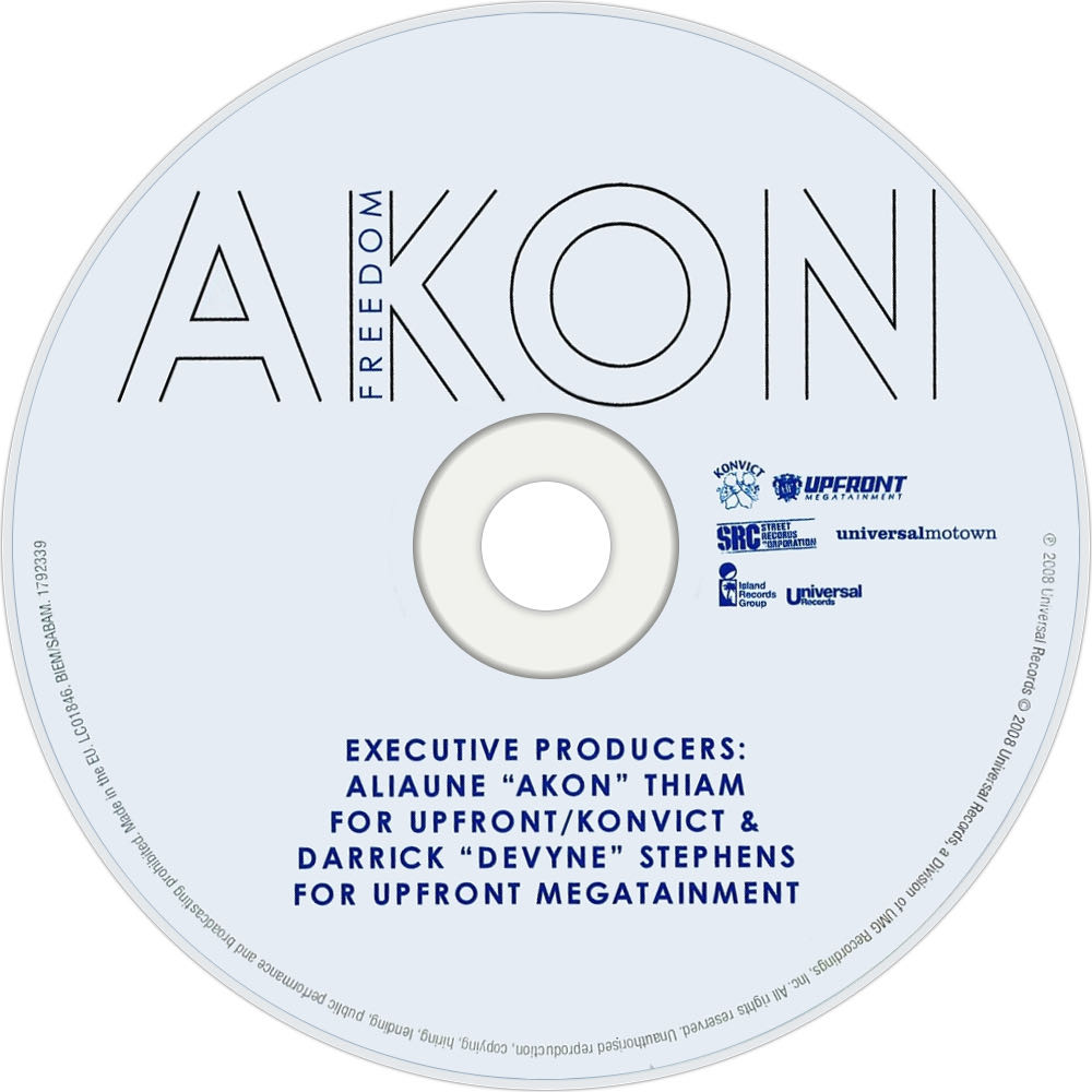 Freedom - Akon (MP3 - 57) music collectible [Barcode 602517901414] - Main Image 3