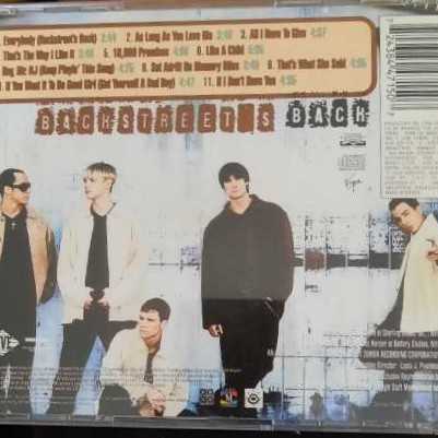 Backstreet’s Back - Backstreet Boys (CD - 52) music collectible [Barcode 724384471507] - Main Image 3