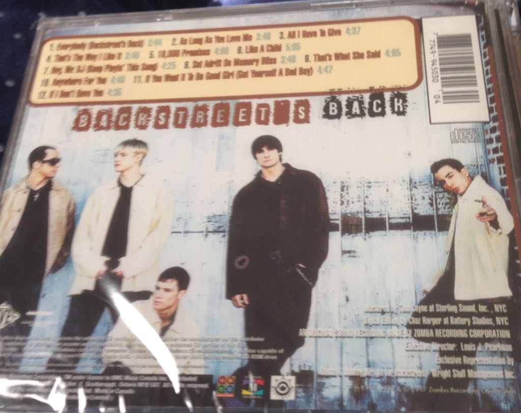 Backstreet’s Back - Backstreet Boys (CD) music collectible [Barcode 777499450301] - Main Image 2
