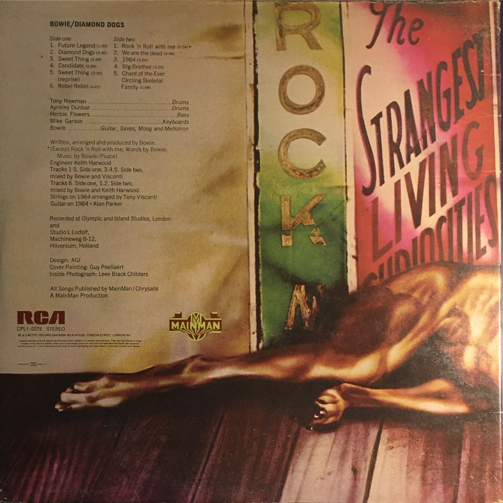 Diamond Dogs - David Bowie (12” - 46) music collectible - Main Image 2