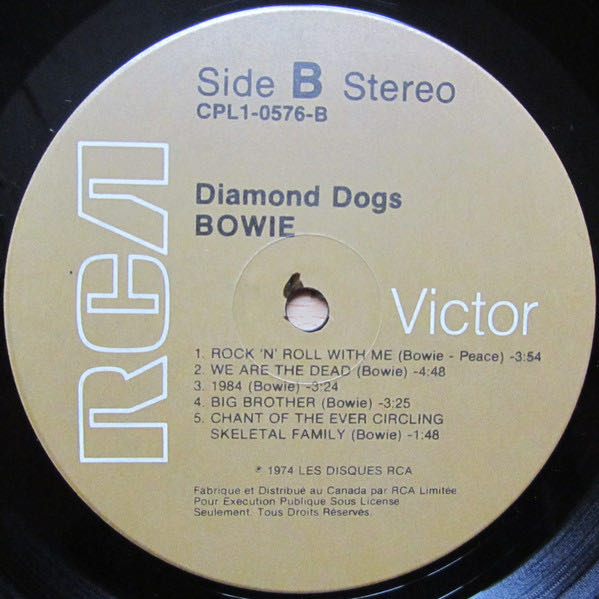Diamond Dogs - David Bowie (12” - 46) music collectible - Main Image 3