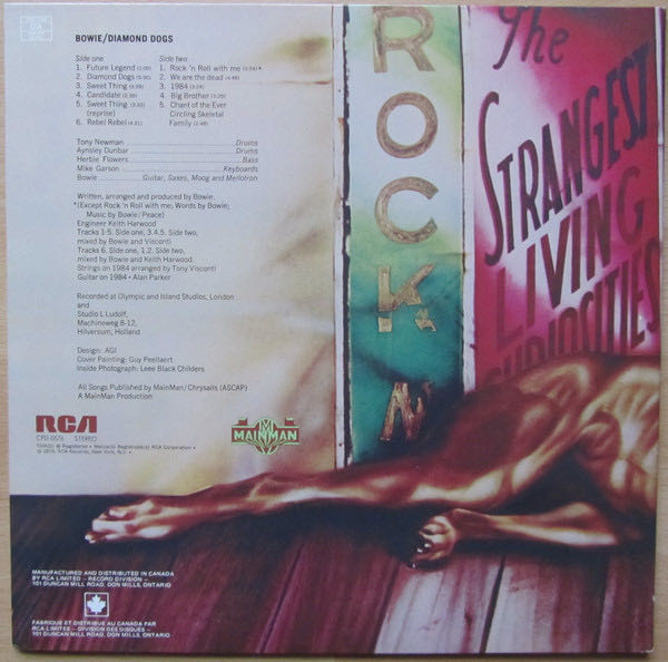 Diamond Dogs - David Bowie (12” - 46) music collectible - Main Image 4