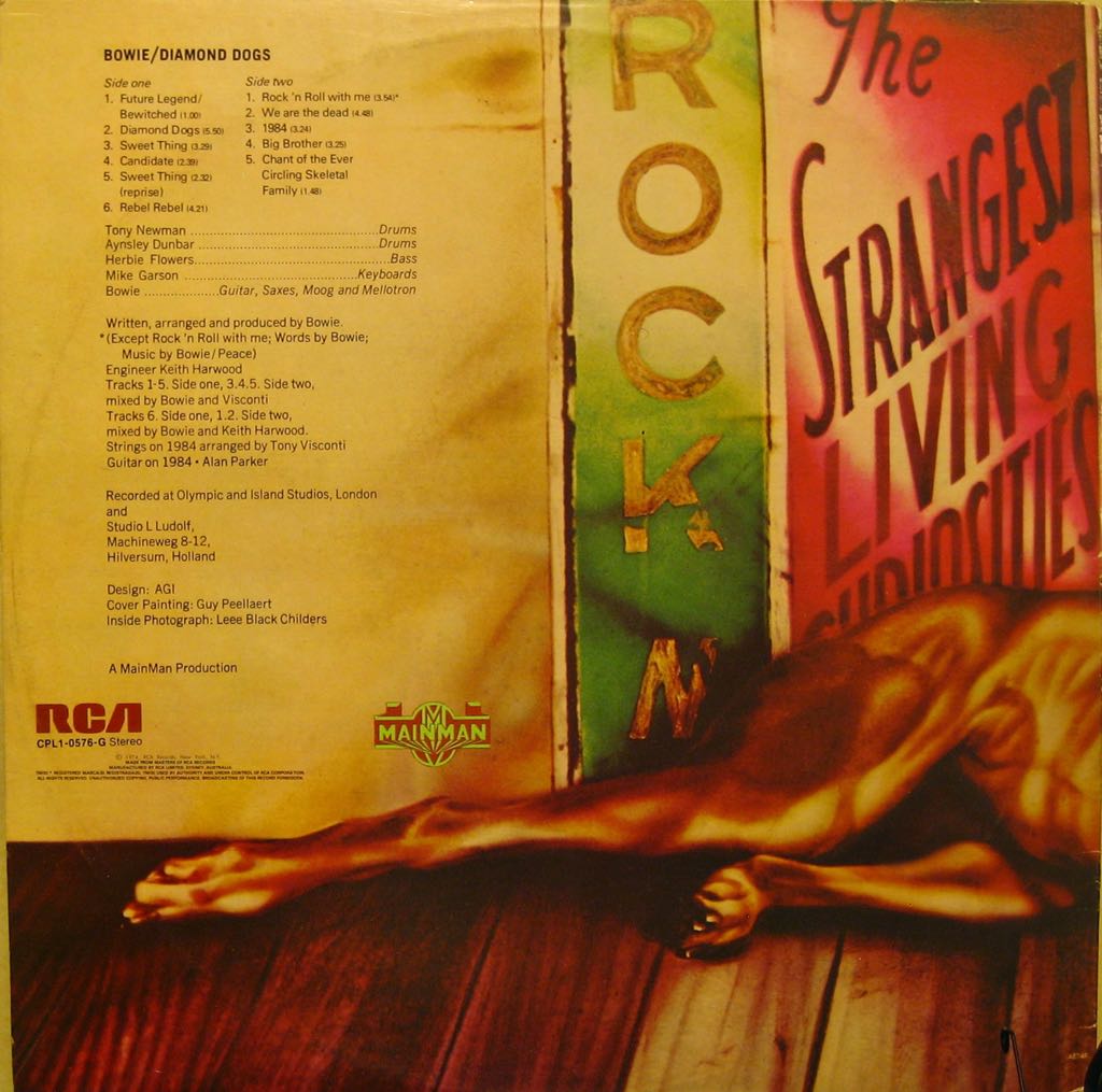 Diamond Dogs - Bowie, David (12” - 37) music collectible - Main Image 2