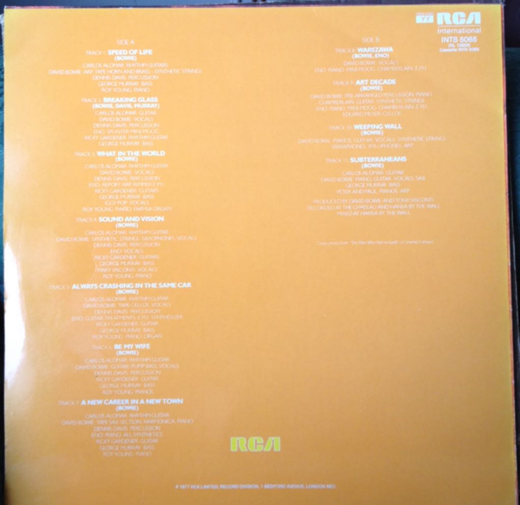 Low - Bowie, David (12”) music collectible - Main Image 2