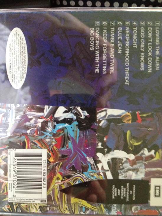 Tonight - David Bowie (CD) music collectible [Barcode 724349310223] - Main Image 2