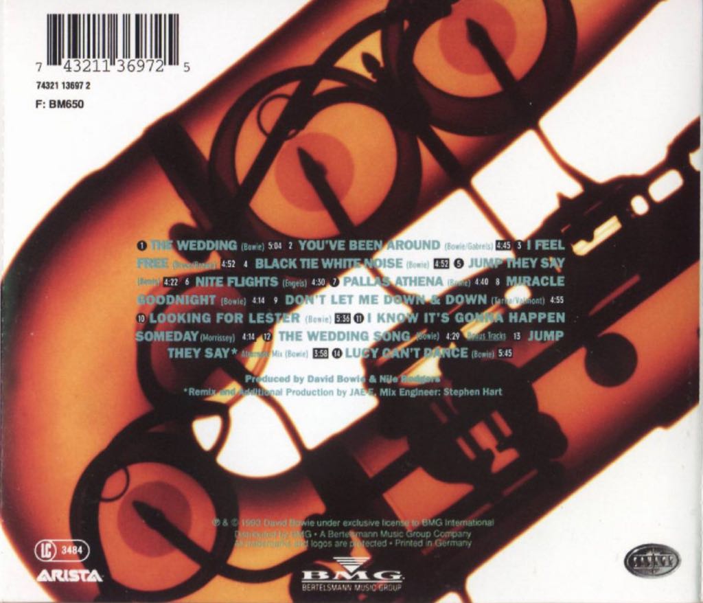 Black Tie White Noise - Bowie, David (CD) music collectible [Barcode 724358333824] - Main Image 2