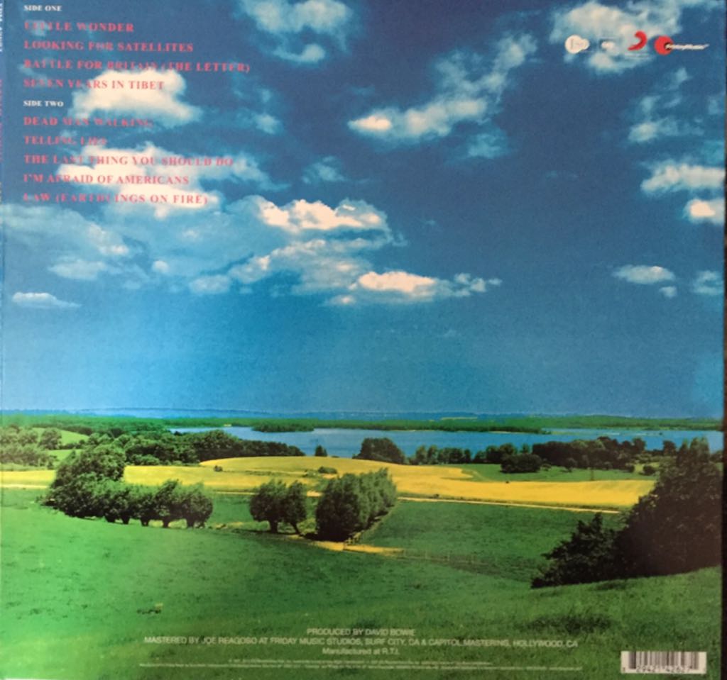 Earthling - David Bowie (12” - 49) music collectible [Barcode 829421426271] - Main Image 2