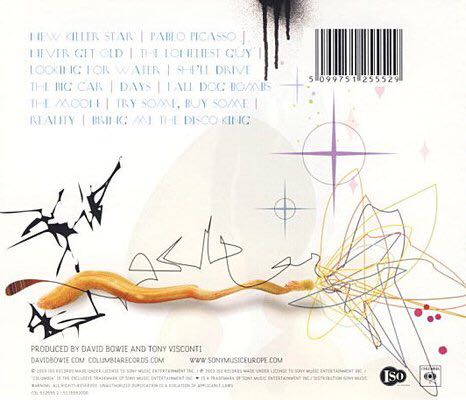 Reality - David Bowie (CD - 49) music collectible [Barcode 5099751255529] - Main Image 2