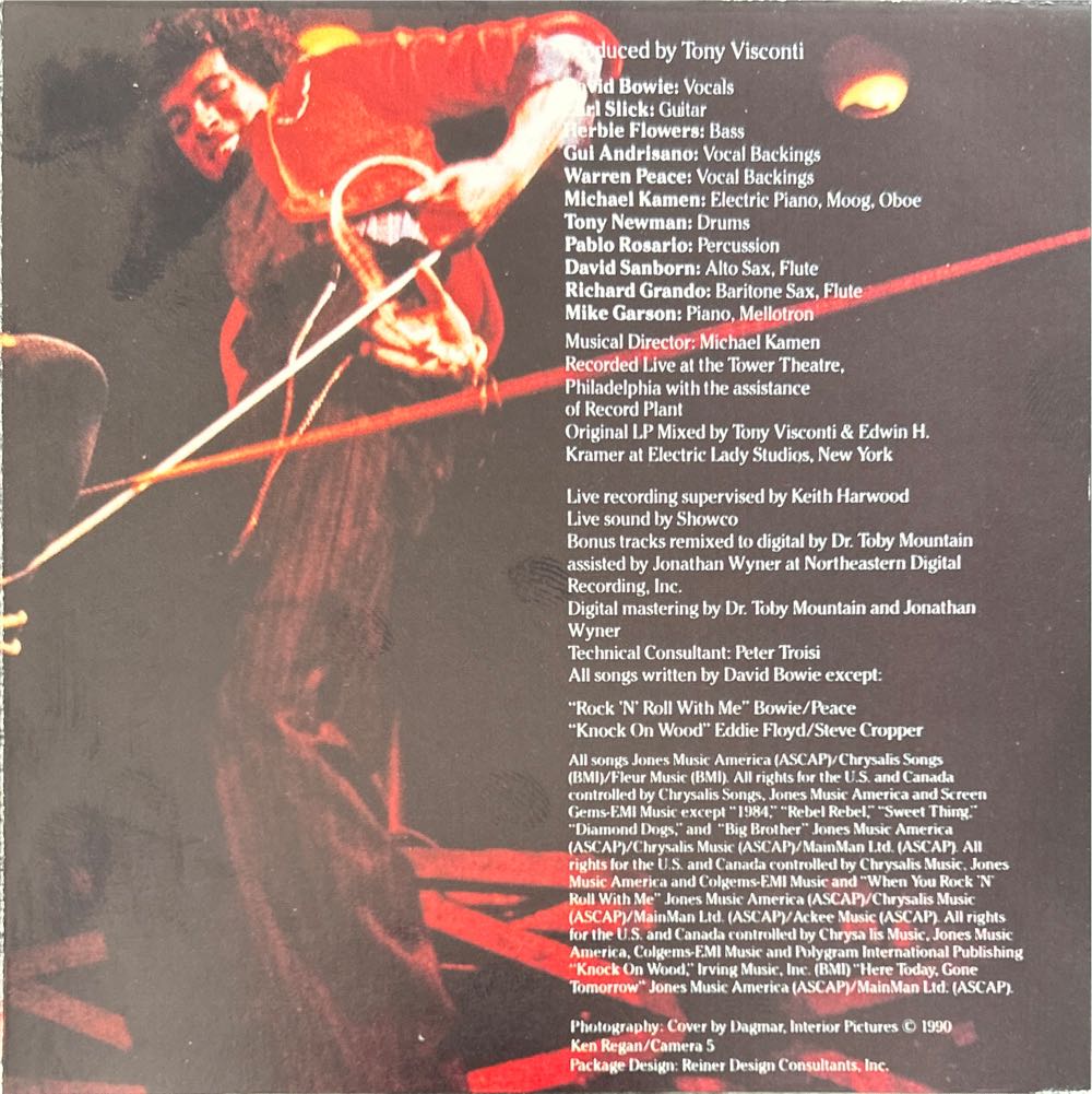 David Live - Bowie, David (CD - 85) music collectible [Barcode 077779536320] - Main Image 3