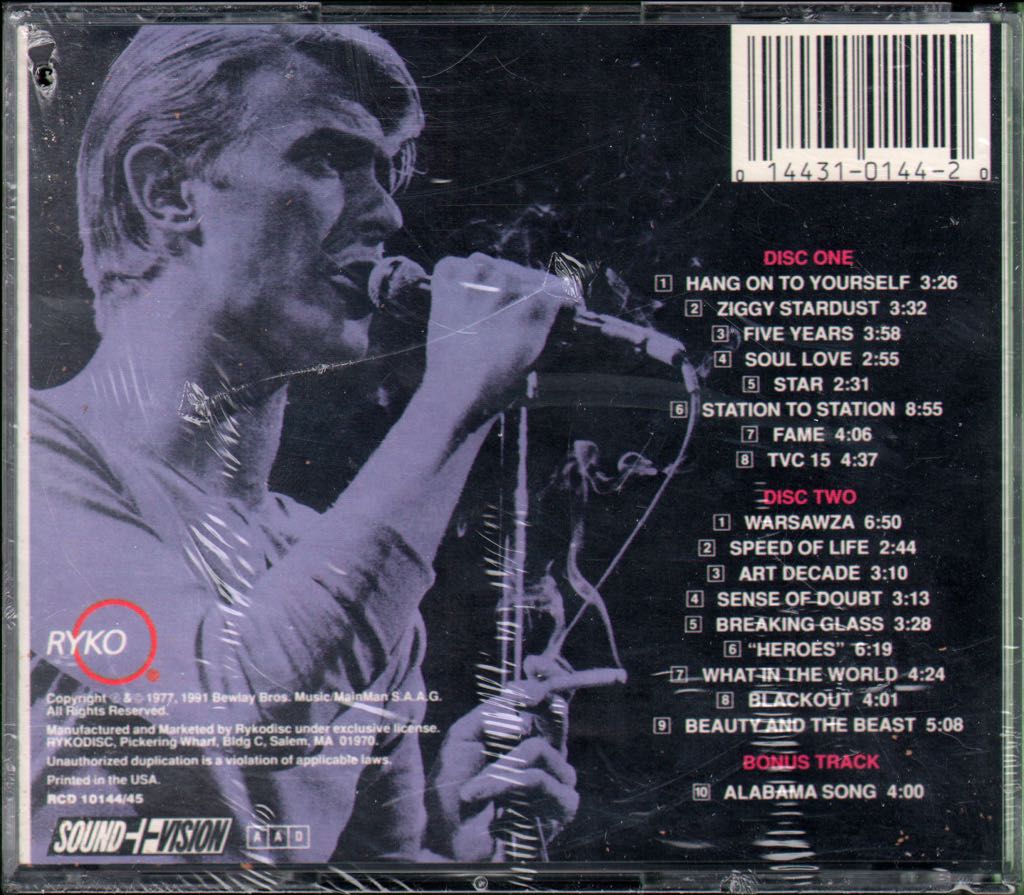 Stage - Bowie, David (CD) music collectible [Barcode 077779861729] - Main Image 2