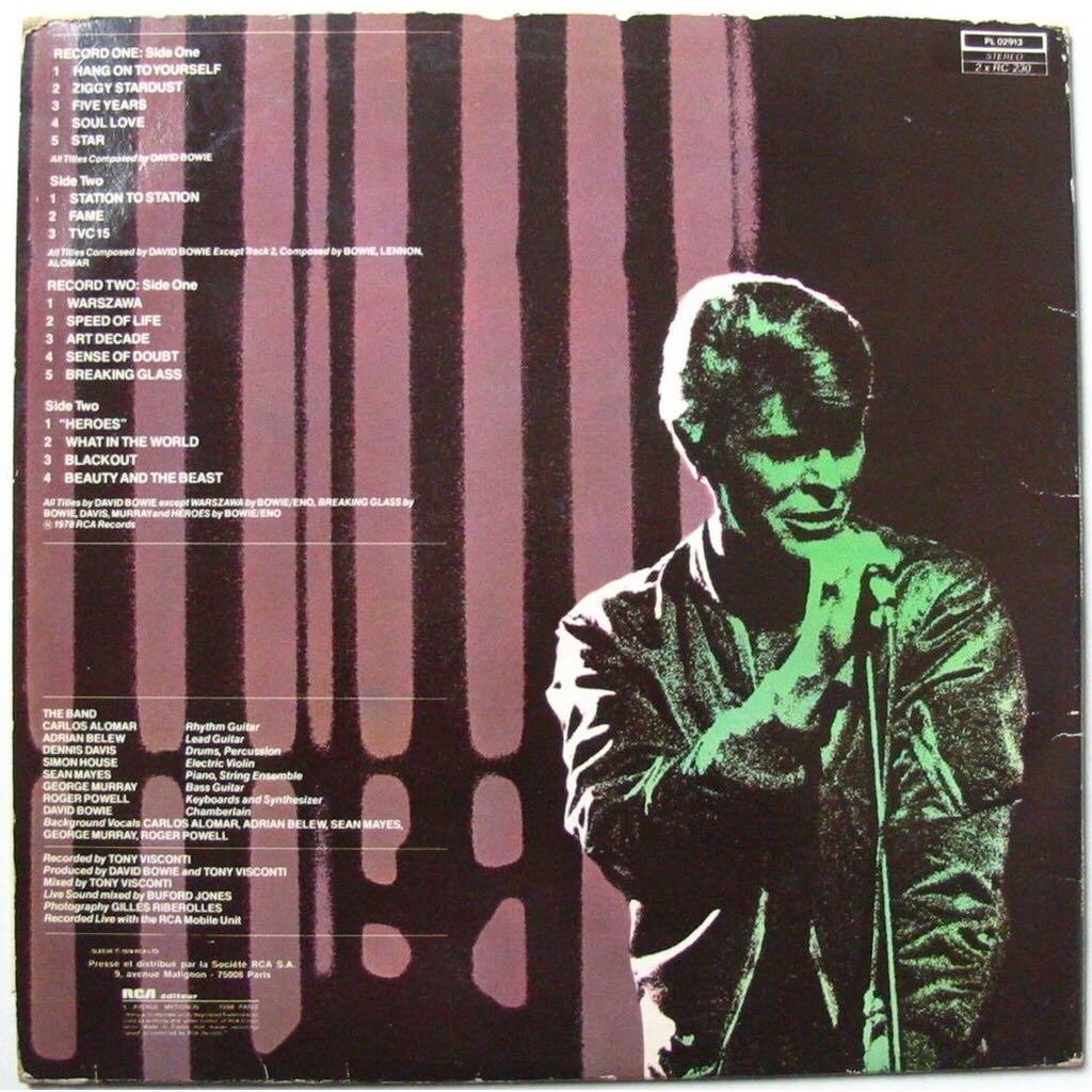 Stage - Bowie, David (12” - 7157) music collectible - Main Image 2