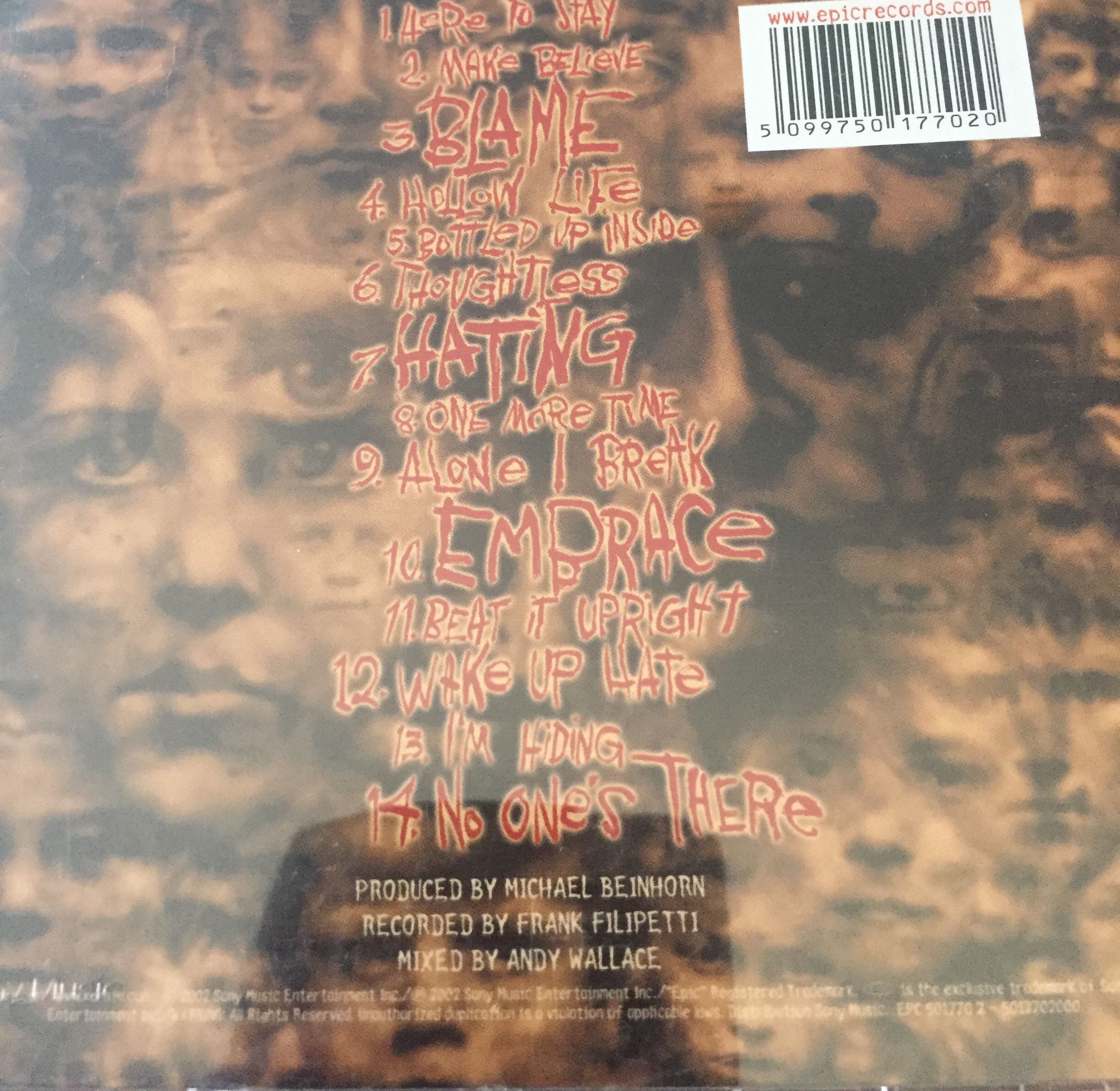 Untouchables - KORN (CD - 60) music collectible [Barcode 5099750177020] - Main Image 2