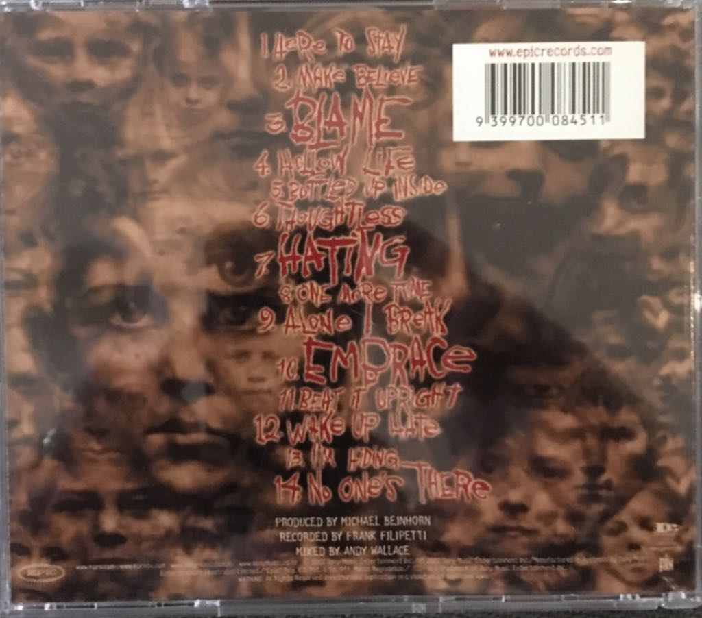 Untouchables - KoЯn (CD) music collectible [Barcode 9399700084511] - Main Image 2