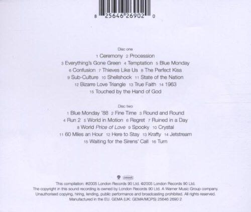 Singles - New Order (CD) music collectible [Barcode 825646269020] - Main Image 2