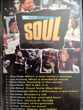 The Greats Of Soul - Various Artists (Cassette) music collectible [Barcode 055490106046] - Main Image 1