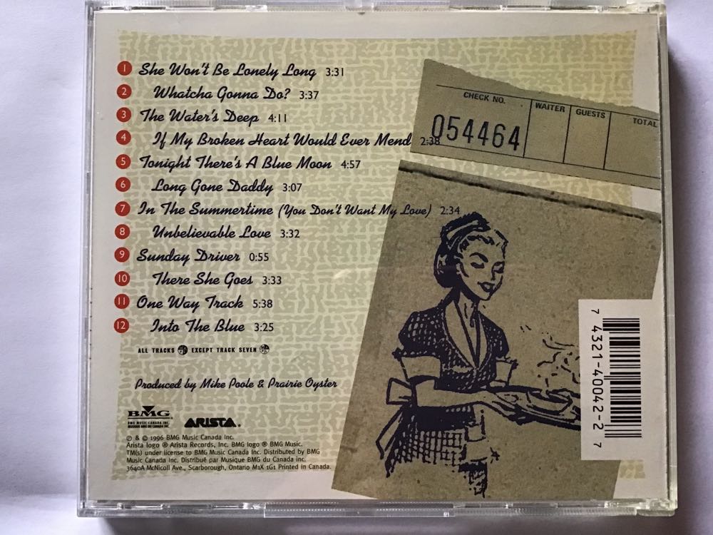 Blue Plate Special - Prairie Oyster (CD) music collectible [Barcode 743214004227] - Main Image 2